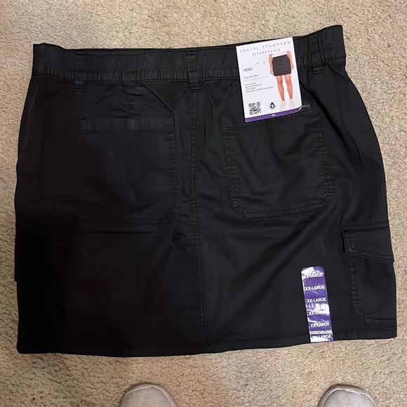 NWT Social Standard by Sanctuary HERO Cargo Mini Skirt Black - Picture 6 of 7